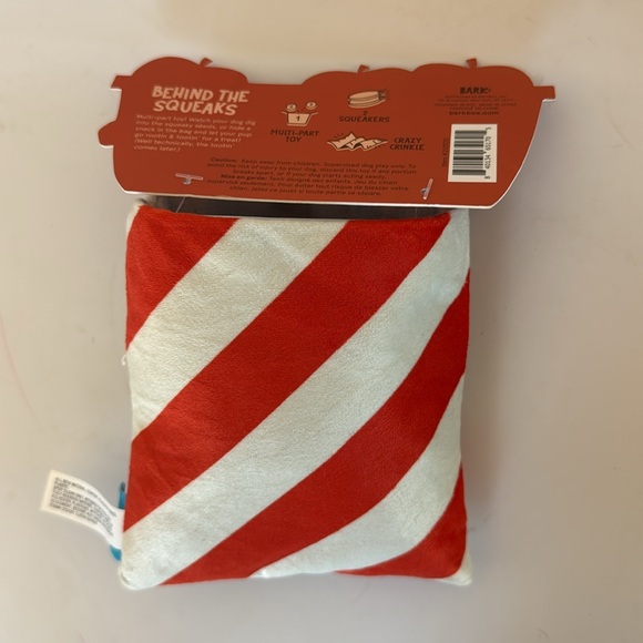 NWT Bark Box Chunky Chicky Chicken Feed Dog Toy Crinkle Squeaker Barn - Picture 3 of 5